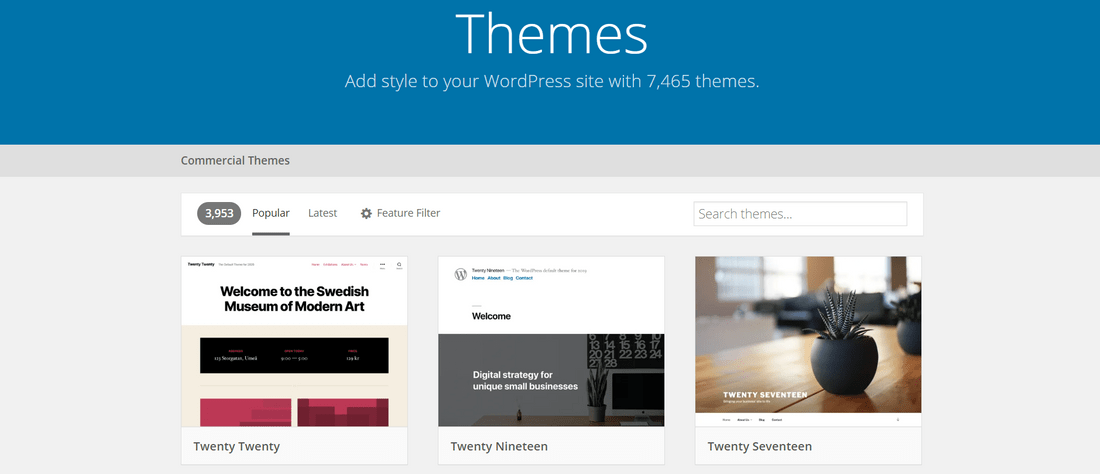 Wordpress choisir un theme ecommerce